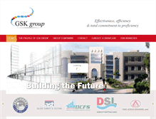 Tablet Screenshot of gsk-group.com